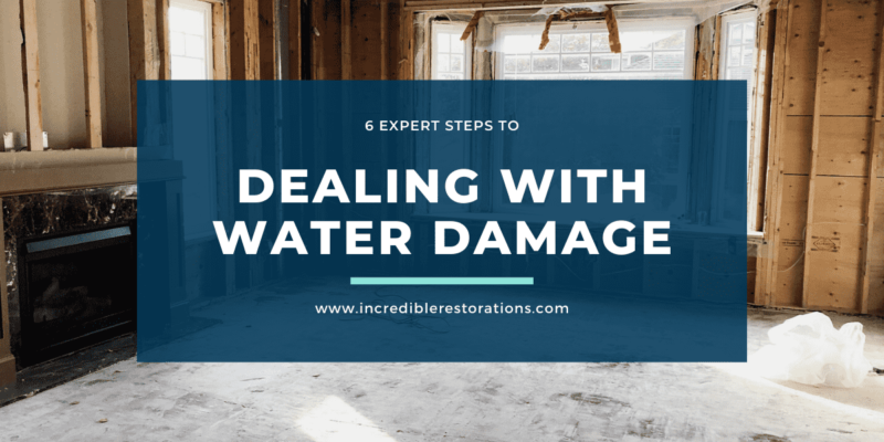 Dealing with water damage guide