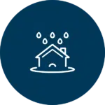 flooded homes