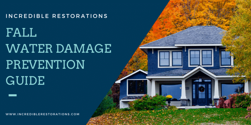 Fall water damage home