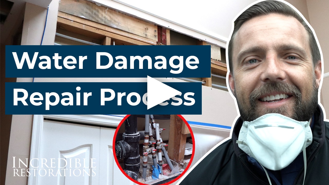 Townhome Water Damage Repair Process Incredible Restorations